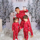 Christmas Deerest Dreams Matching Family Zip Sleepsuit in Adrenaline Rush