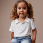 Bamboo Spandex Polo Shirt White