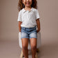 Bamboo Spandex Polo Shirt White