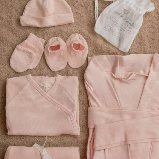 Newborn and Mommy Gift Set in Delicate Pink