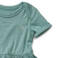 Organic Bamboo Spandex Onesie Dress Sage Green
