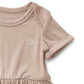 Organic Bamboo Spandex Onesie Dress Mocha