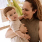 Organic Bamboo Spandex Onesie Dress Mocha