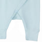 Side Snap Kimono Onesie in Pearl Blue
