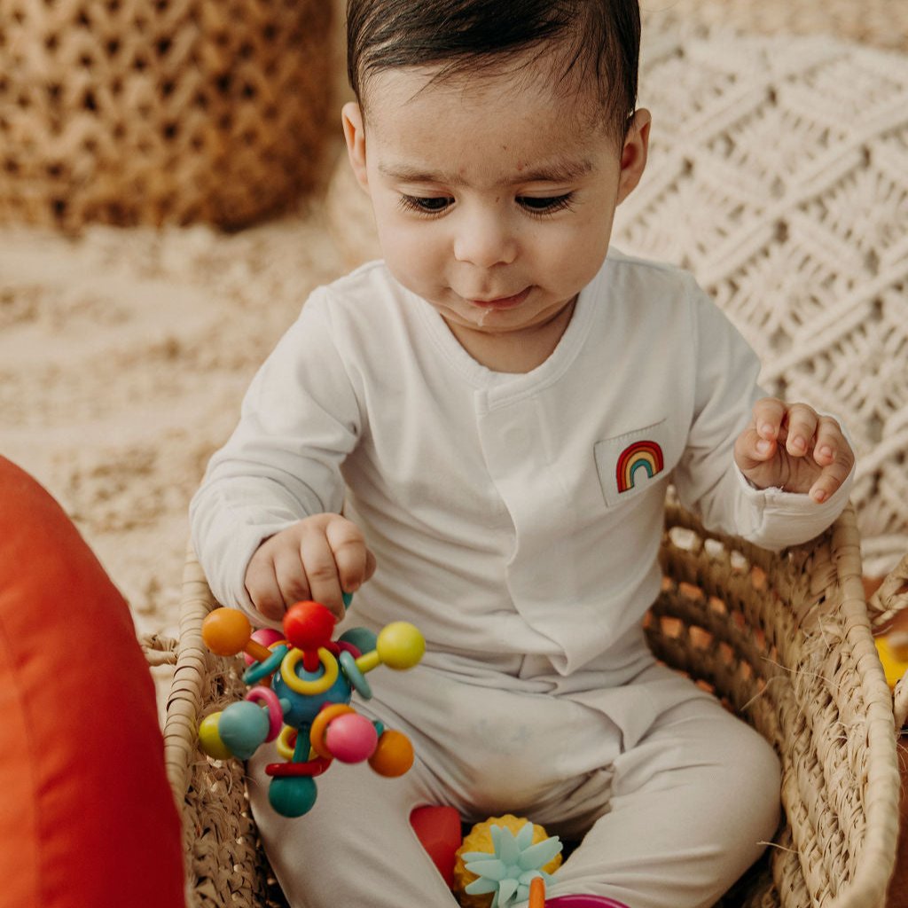 Rainbow Magnetic Clasp Onesie