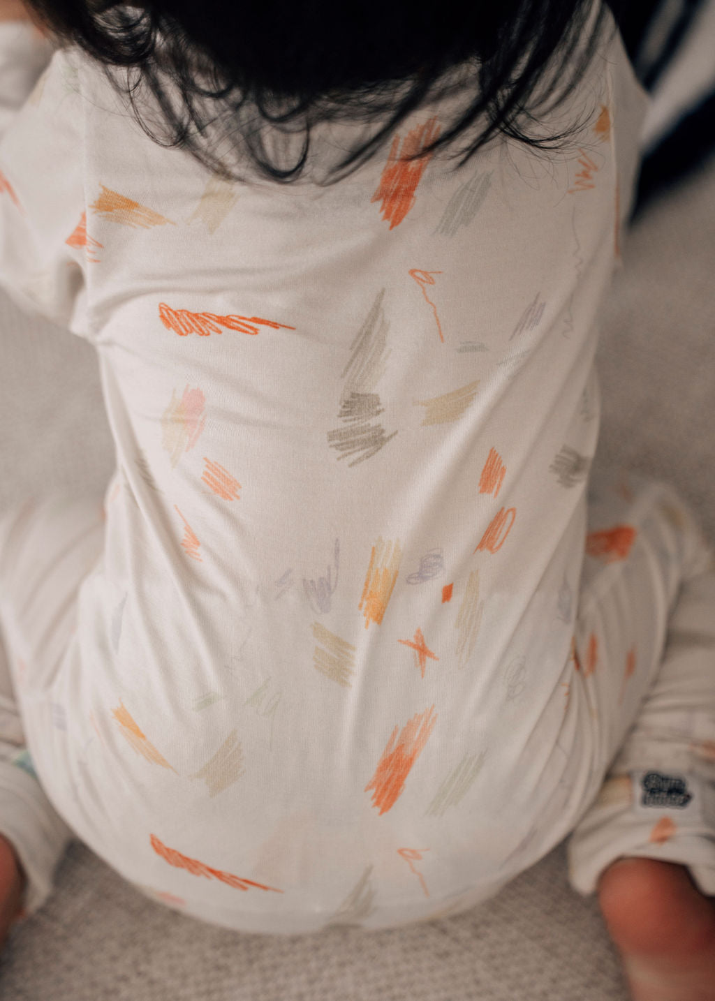 Scribble Wibble Magnetic Clasp Onesie