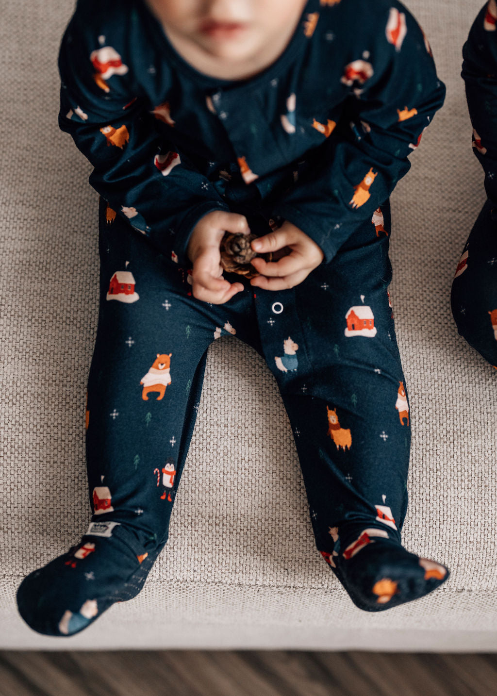 Cosy Winter Magnetic Clasp Onesie