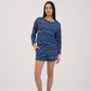 Womens Midnight Waves Pajama Hipster Shorts