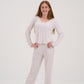 Womens Garden Spray Pointelle Pajama Lounge Pants