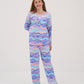 Womens Lavender Dunes Pajama Lounge Pants