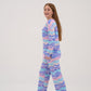 Womens Lavender Dunes Pajama Lounge Pants