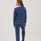 Womens Midnight Waves Pajama Lounge Pants