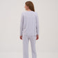 Womens Blue Checkers Pajama Lounge Pants