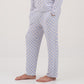 Mens Blue Checkers Lounge Pajama Pants