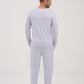 Mens Blue Checkers Lounge Pajama Pants