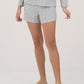 Womens Olive Doves Pajama Hipster Shorts