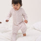 Garden Spray Pointelle Magnetic Sleepsuit