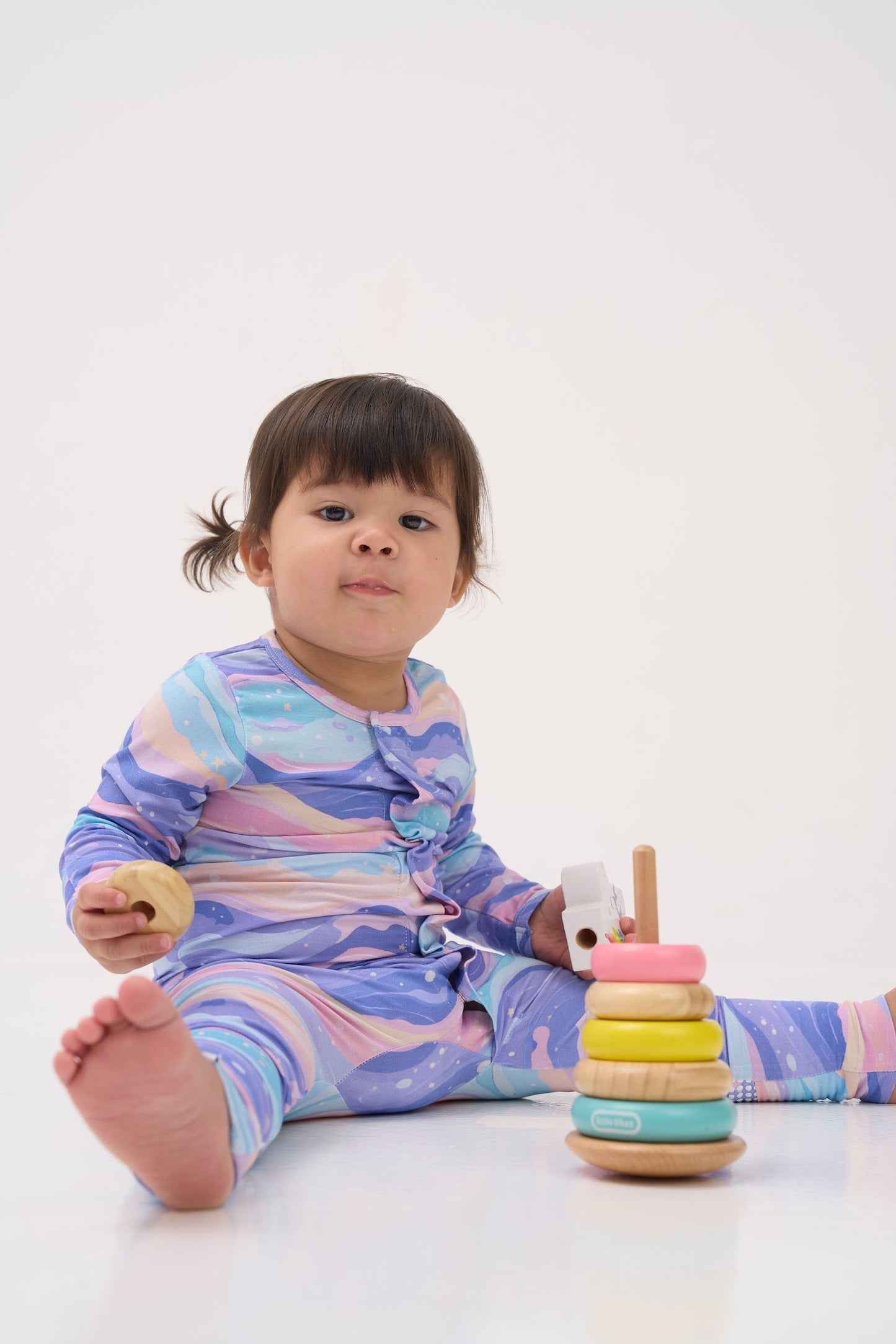 Lavender Dunes Magnetic Sleepsuit