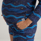 Womens Midnight Waves Pajama Hipster Shorts