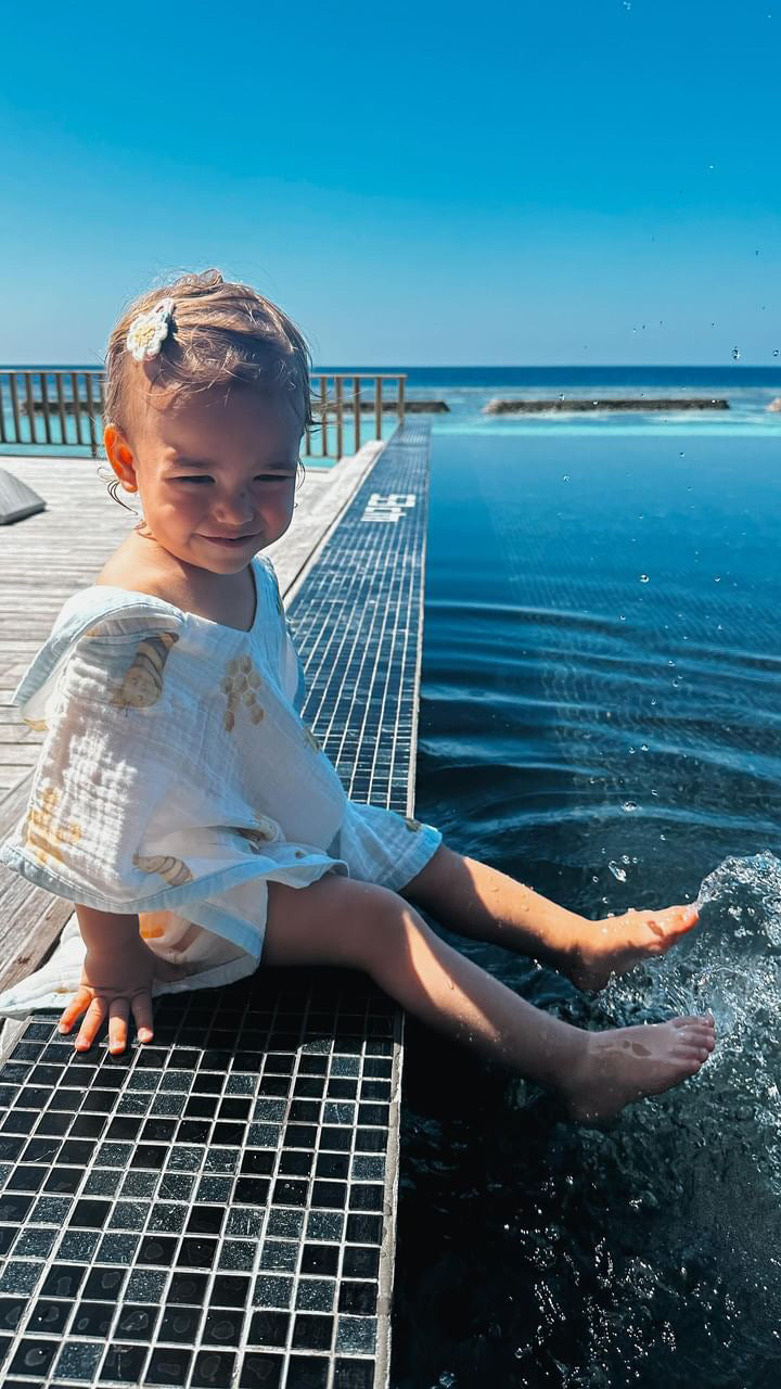 Toddler Beach and Pool poncho