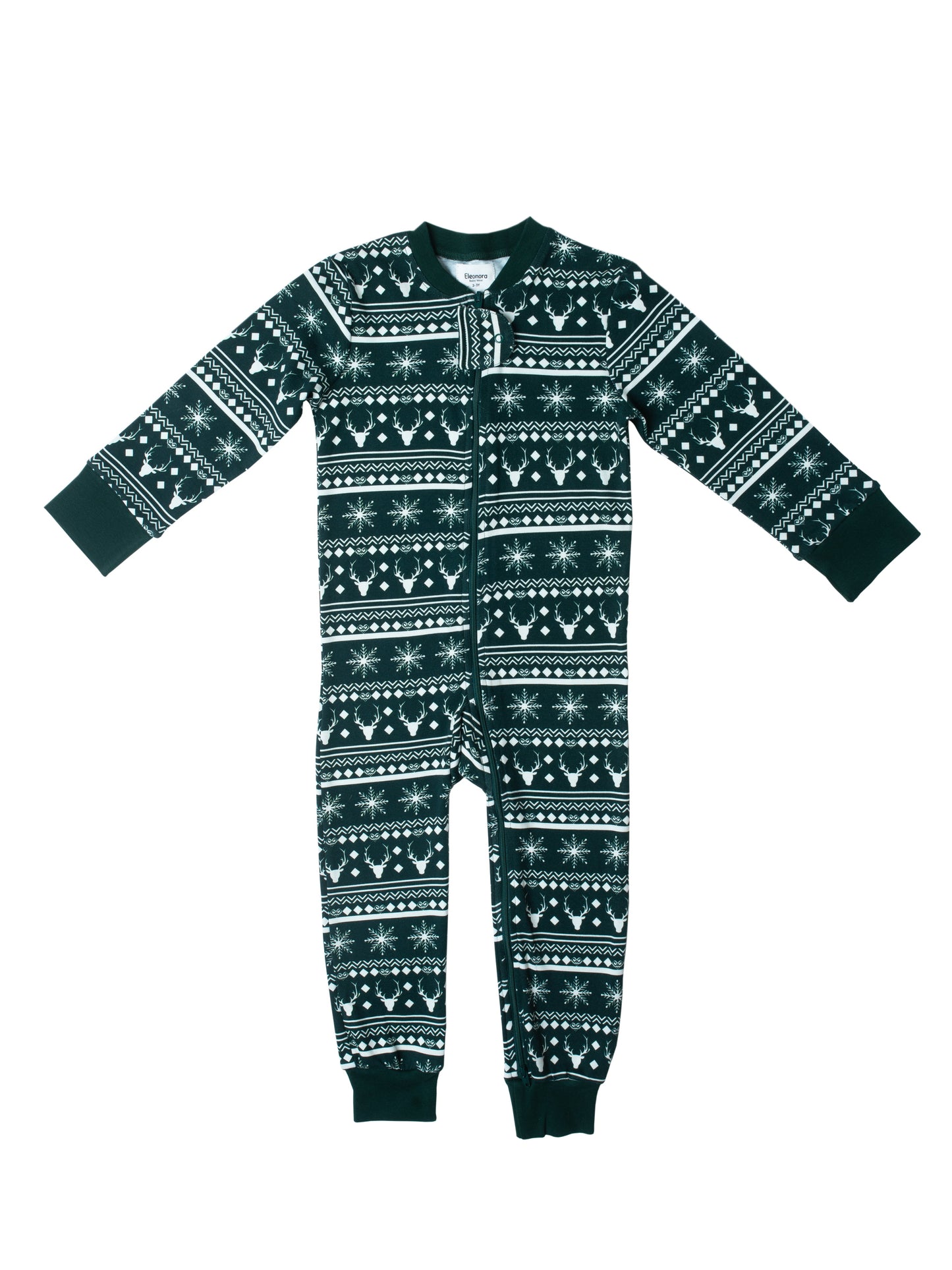 Snowflake Snuggles Christmas Zip Sleepsuit