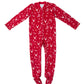 Christmas Deerest Dreams Matching Family Footed Sleepsuit in Adrenaline Rush