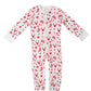 Christmas Deerest Dreams Zippie Sleepsuit in Sea Salt