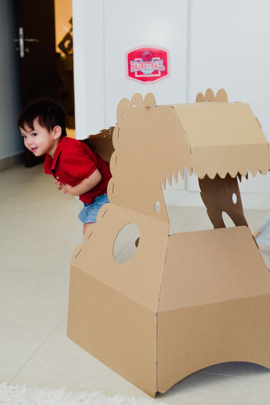 Build-Yourself Cardboard Toy Dragon