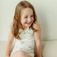 Girls Undershirt Vest in Modern Daisy