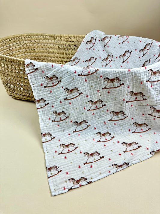 Rocking Bliss Organic Muslin Blanket Swaddle