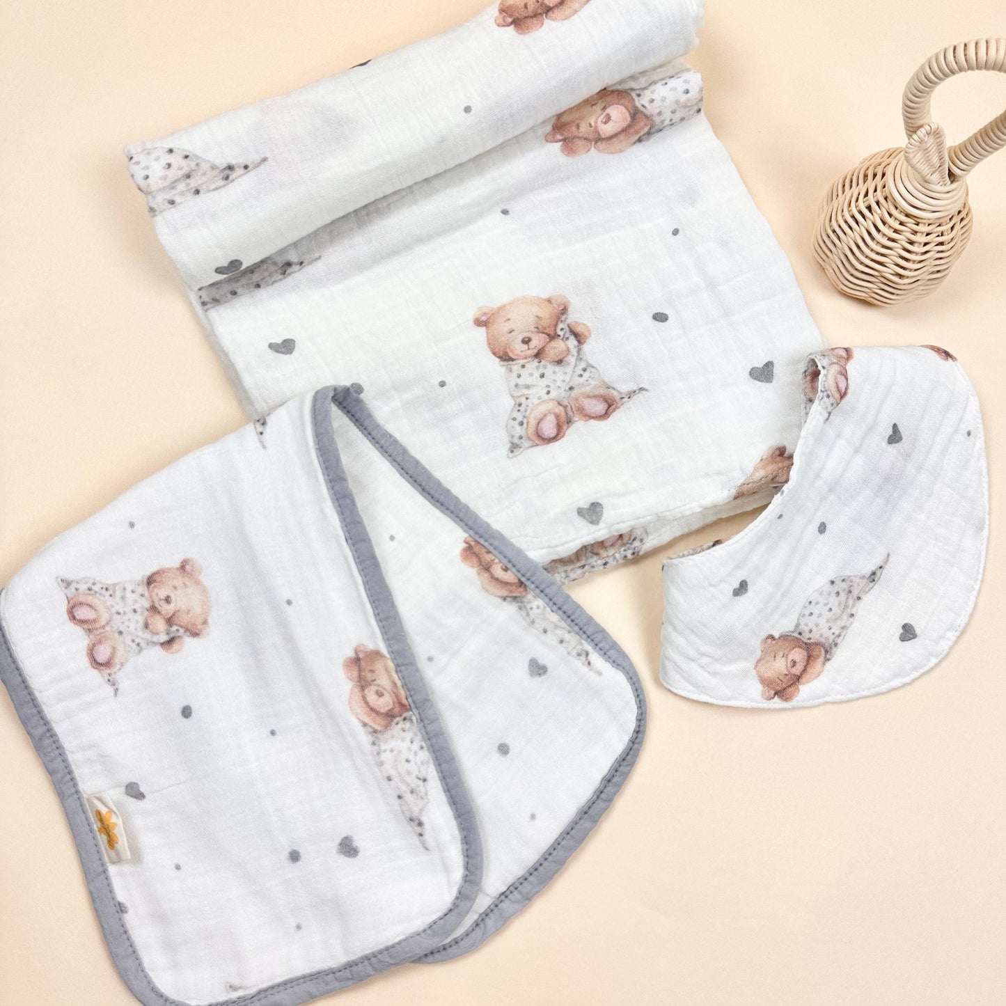 baby muslin blanket set