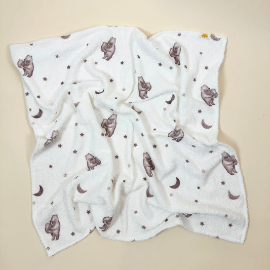 Mama Bear Newborn Bath Towel and Wash Cloth