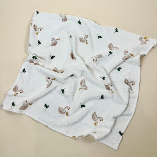 Ducklings Newborn Bath Towel and Wash Cloth