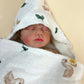 Ducklings Newborn Bath Towel and Wash Cloth