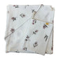 Fleur Newborn Bath Towel and Wash Cloth