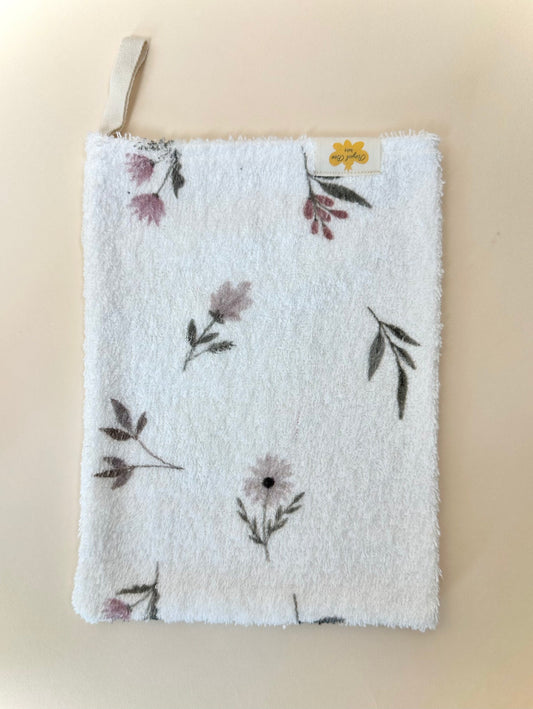 Fleur Newborn Bath Towel and Wash Cloth