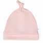 Newborn Knotted Gown and Beanie in Delicate Pink
