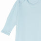 Newborn Knotted Gown and Beanie in Pearl Blue