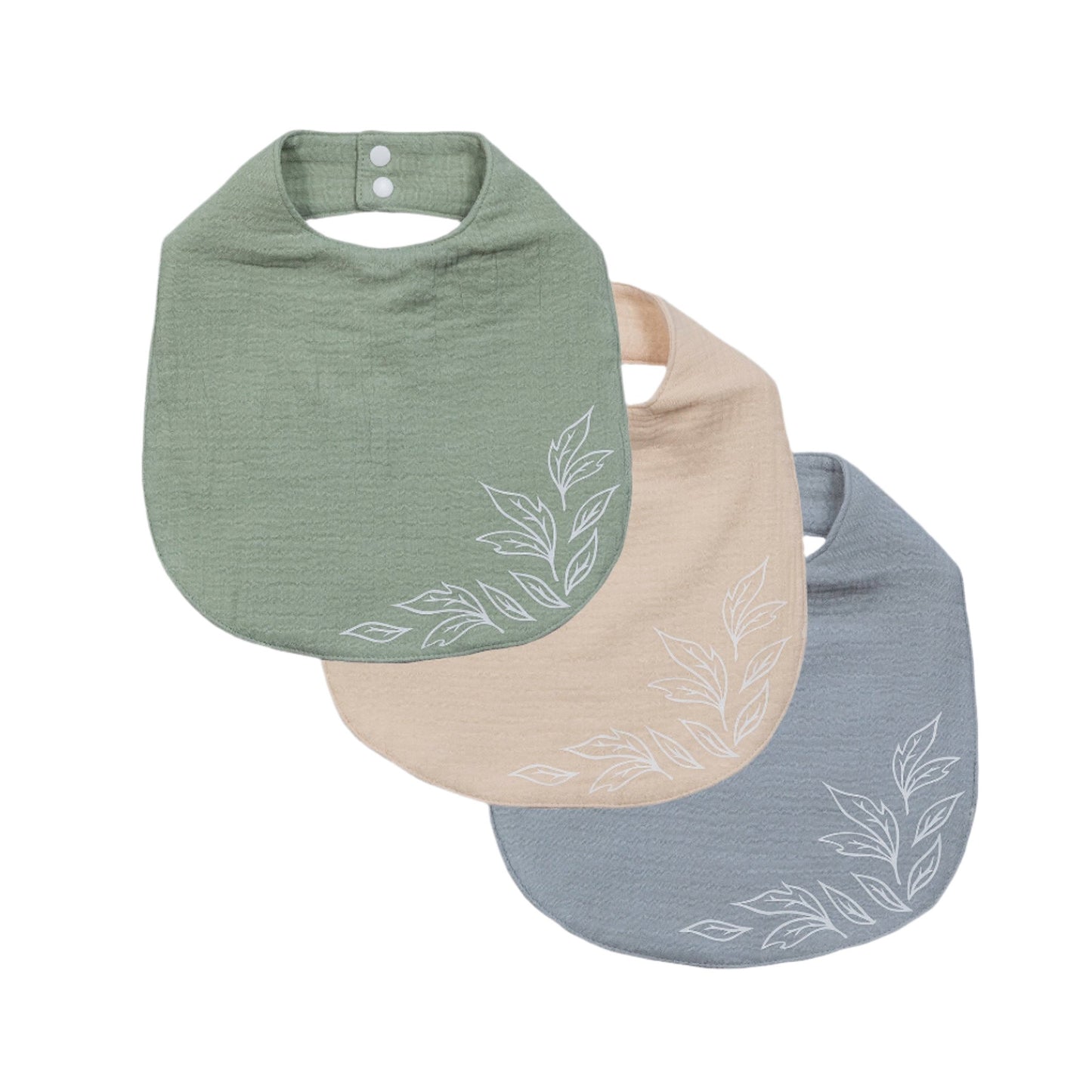 Petiole Waterproof Baby Bib 3pc Set