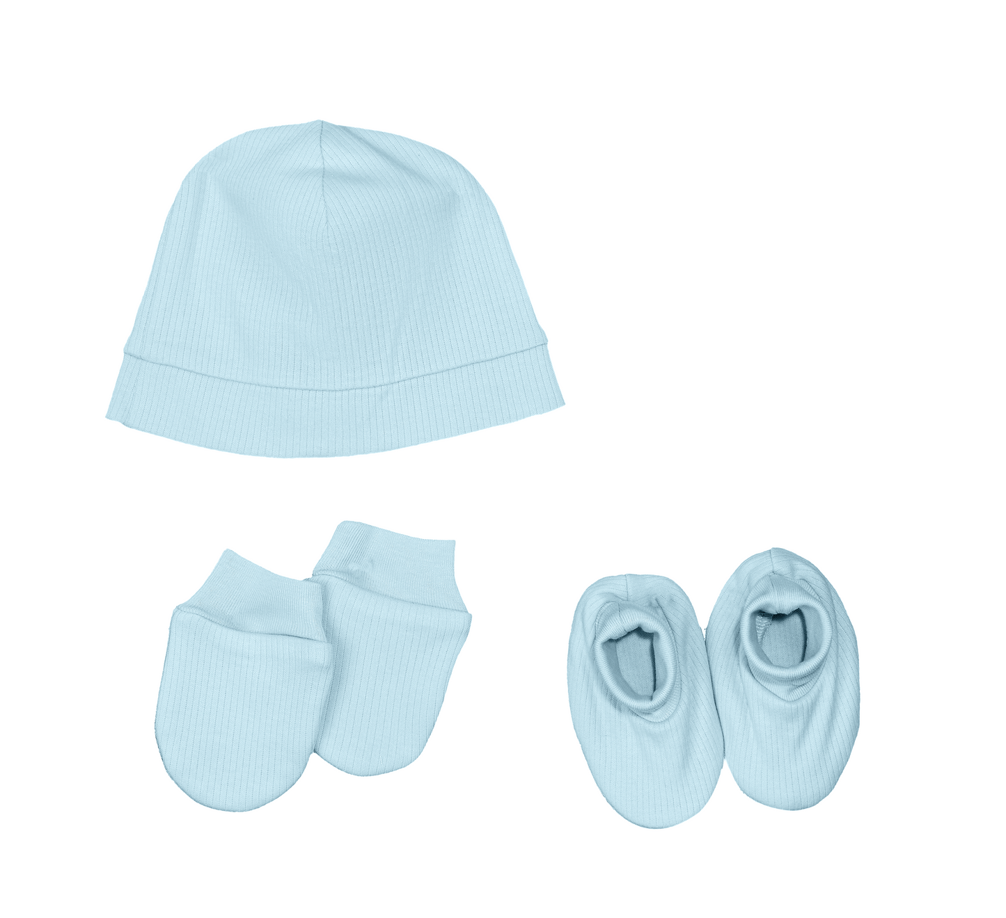 Newborn Essentials Set in Pearl Blue