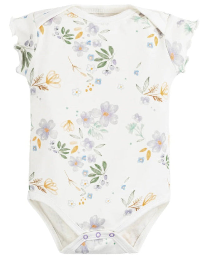Girls Bodysuit in Modern Daisy
