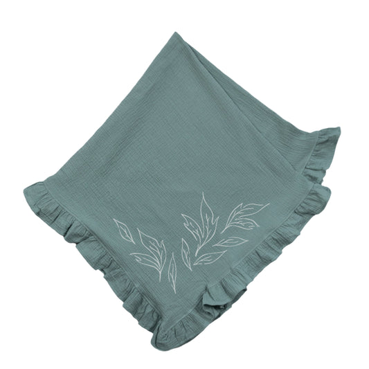 Petiole Dreams Baby Blanket Sage