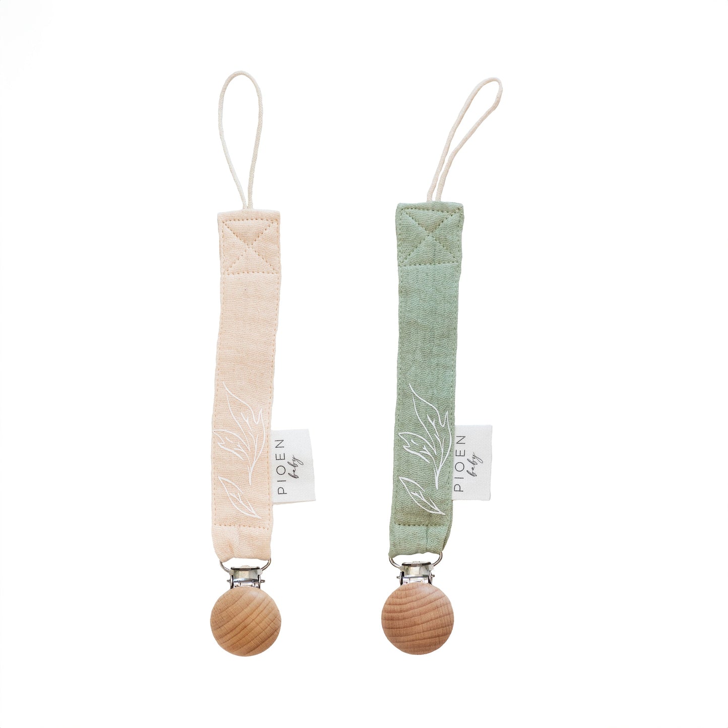 2pc Pacifier Clip Set