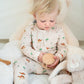 Camel Print Zippered Sleepsuit