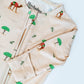 Camel Print Zippered Sleepsuit