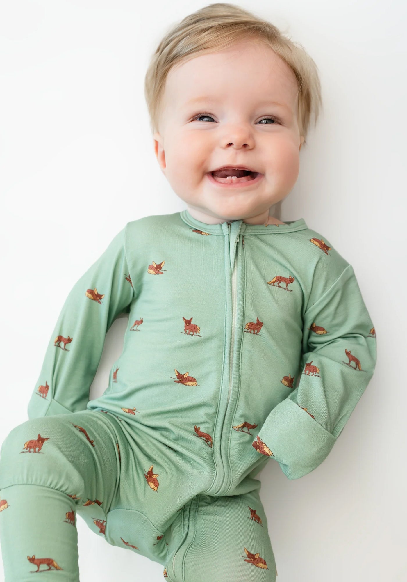 Desert Fox Zippered Sleepsuit