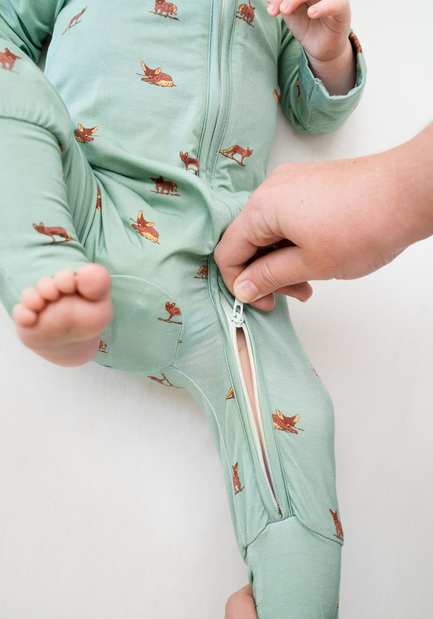 Desert Fox Zippered Sleepsuit