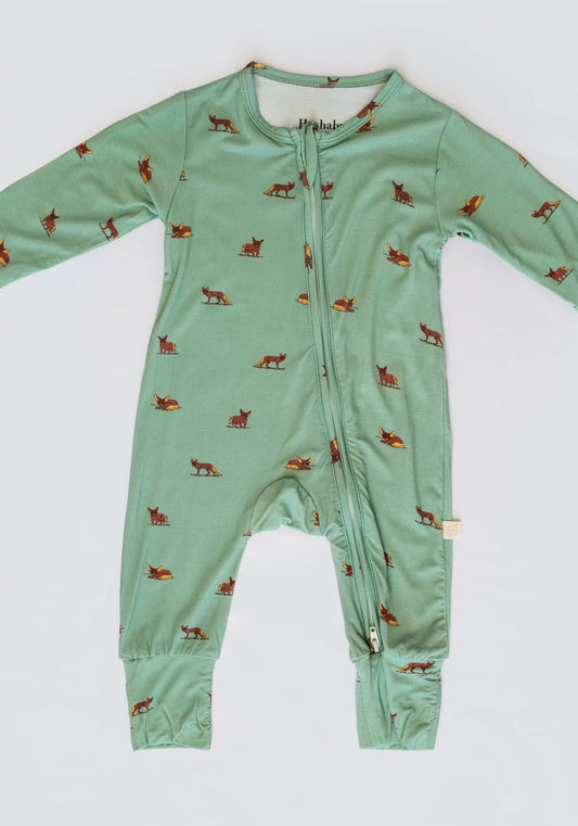 Desert Fox Zippered Sleepsuit