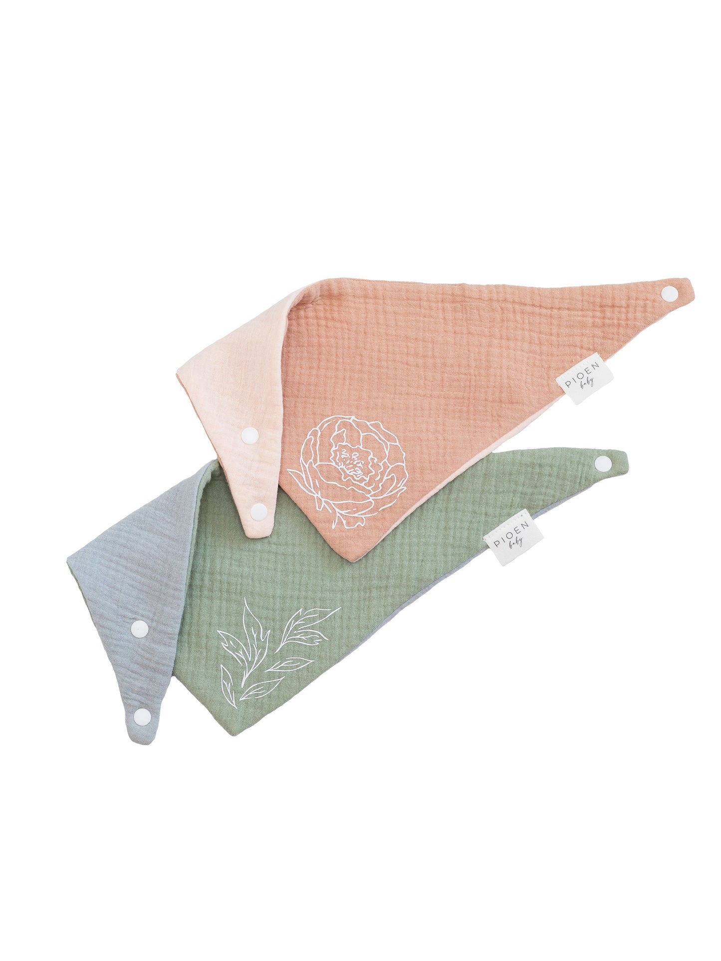 Reversable Triangle Bib Soft Green