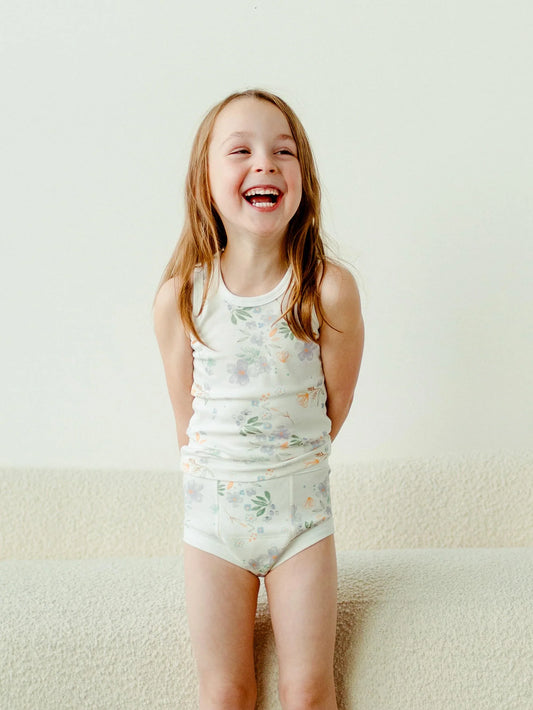 Girls Underpants in Modern Daisy